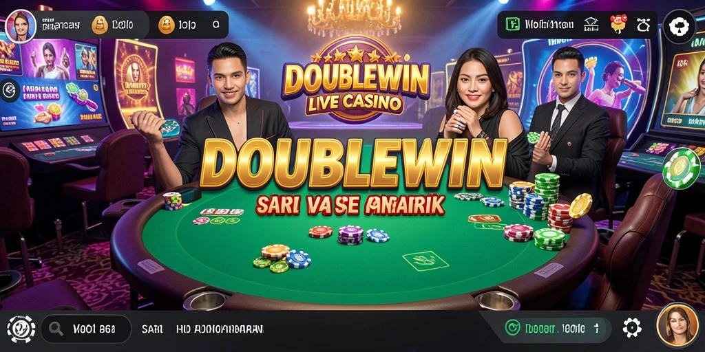 Tampilan gameplay langsung dari <strong>DOUBLEWIN</strong> yang menarik dan interaktif.