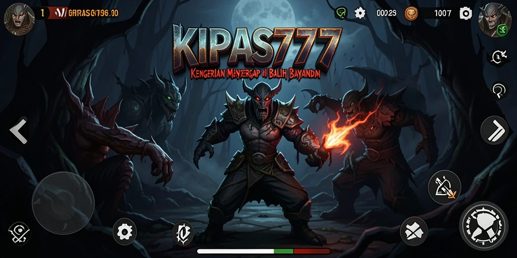 Tampilan gameplay KIPAS777 yang mencekam dan penuh ketegangan.